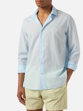 Camicia Chemise Ice in puro voile di cotone azzurro