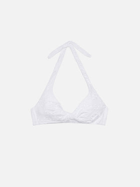 Leda Sangallo Spitzen-Triangel-Bralette-Oberteil