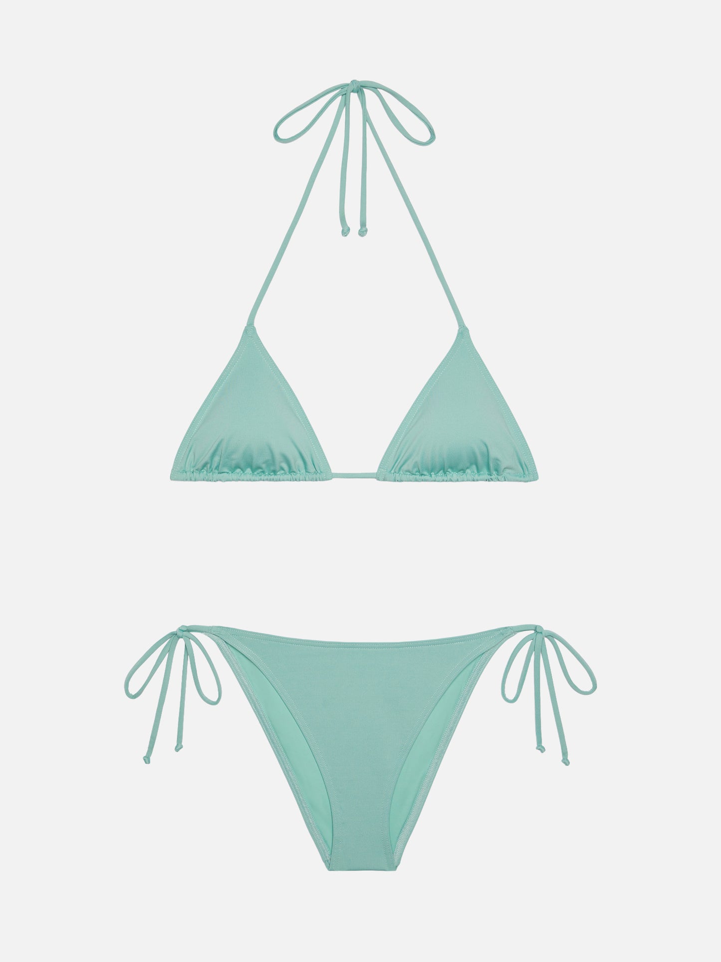 Leah Marielle classic triangle bikini in sage green