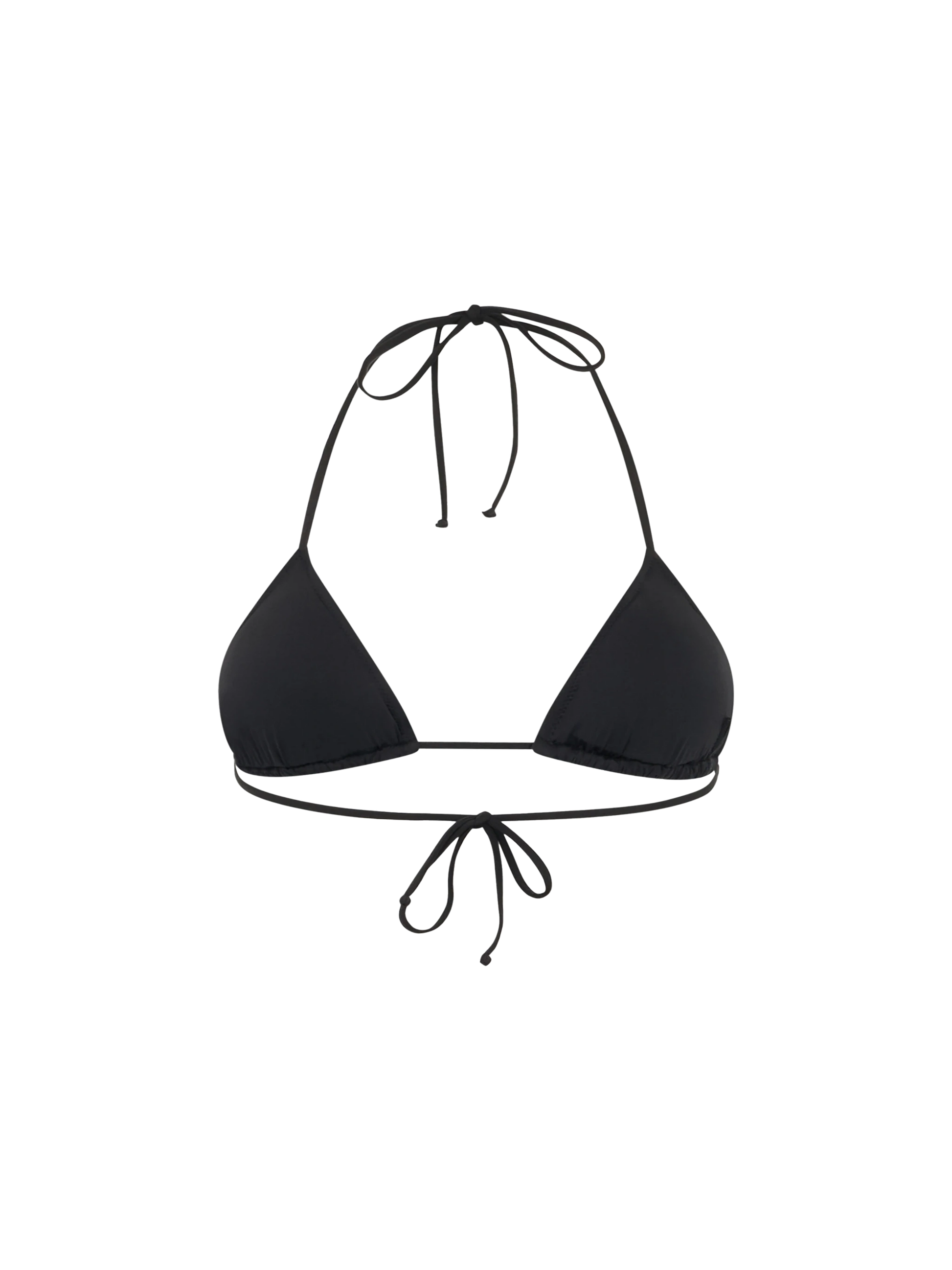 Woman black sequins triangle top Leah - MC2 Saint Barth
