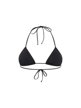 Woman black sequins triangle top Leah - MC2 Saint Barth