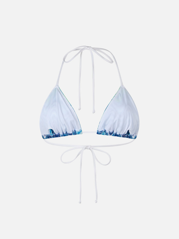 Damen-Badeanzug Leah aus Raschelstrick mit Triangel-Oberteil
