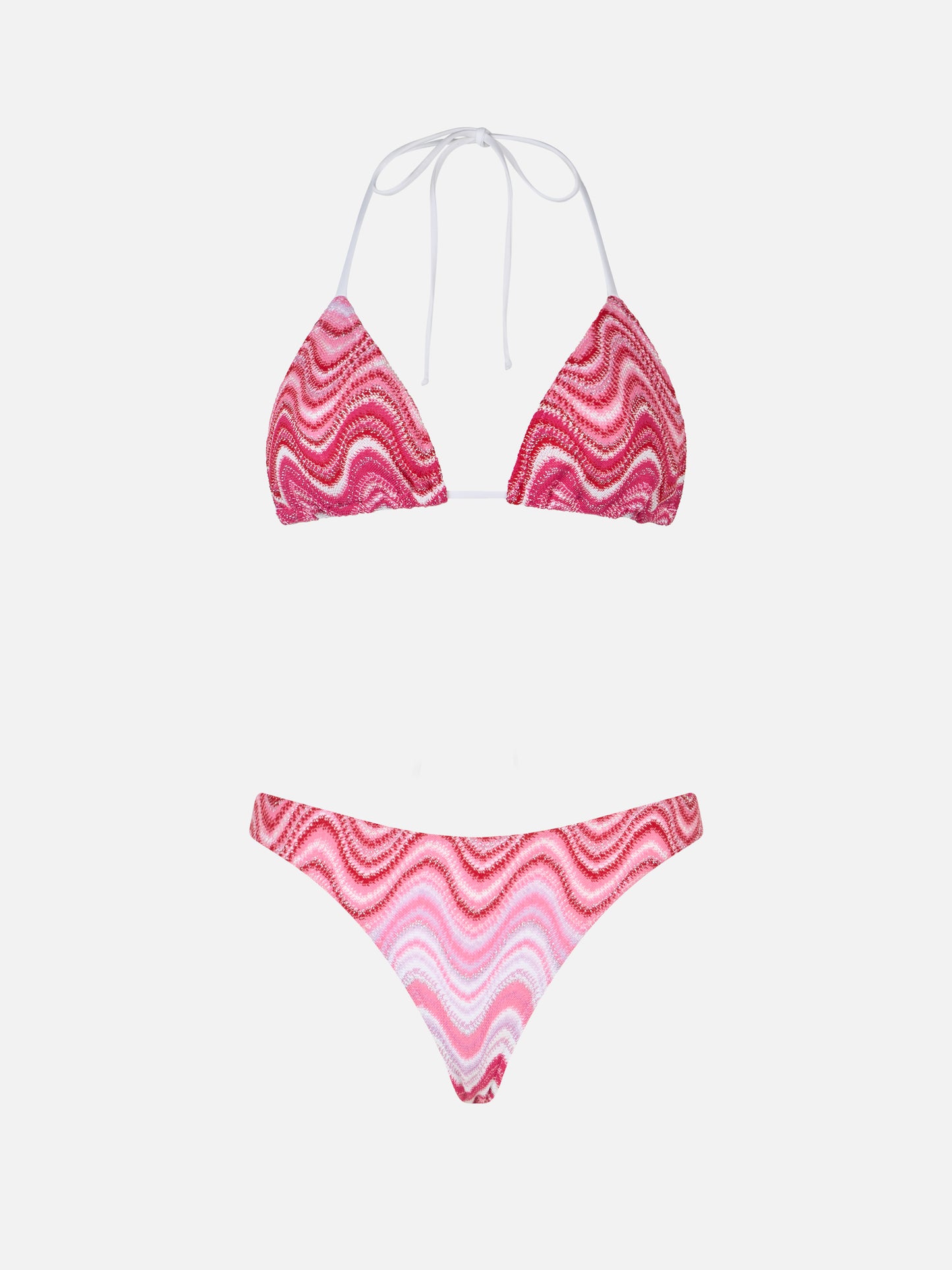 Bikini donna a triangolo in maglia raschel Leah Naomi
