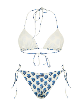 Woman jaipur flower triangle bikini Leah Virgo - MC2 Saint Barth