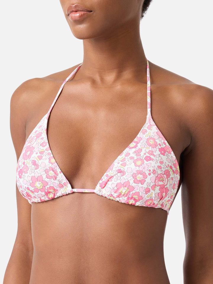 Haut de maillot de bain triangle femme Betsy Leah | MADE WITH LIBERTY FABRIC 