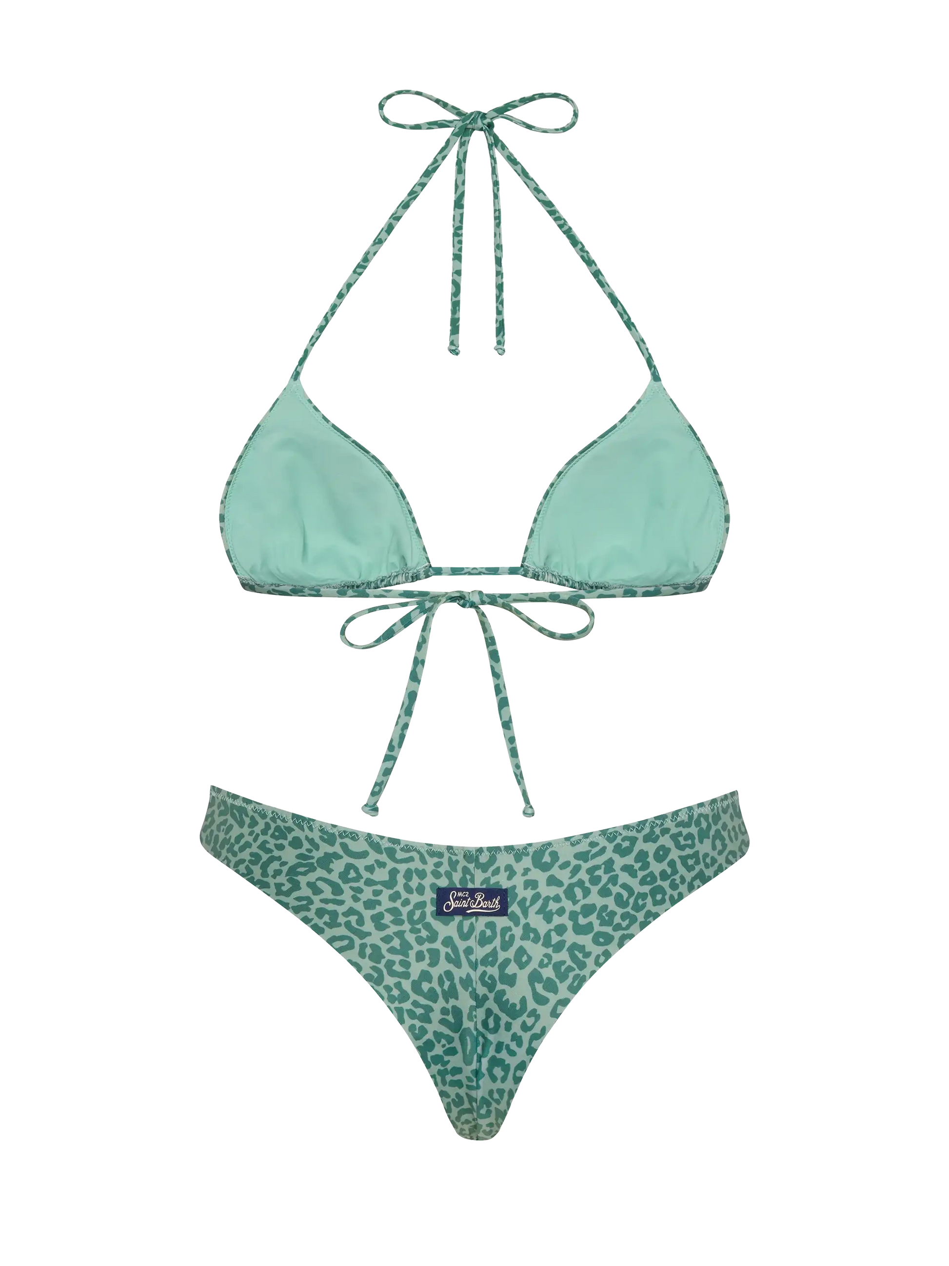 Triangle bikini Leah Naomi with animalier print - MC2 Saint Barth