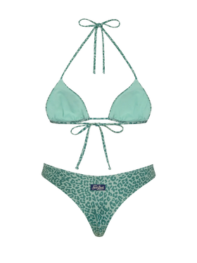 Triangle bikini Leah Naomi with animalier print - MC2 Saint Barth