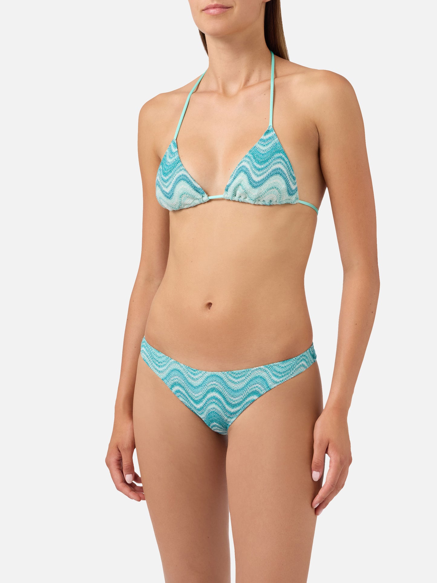 Leah Naomi water green raschel degradé bikini