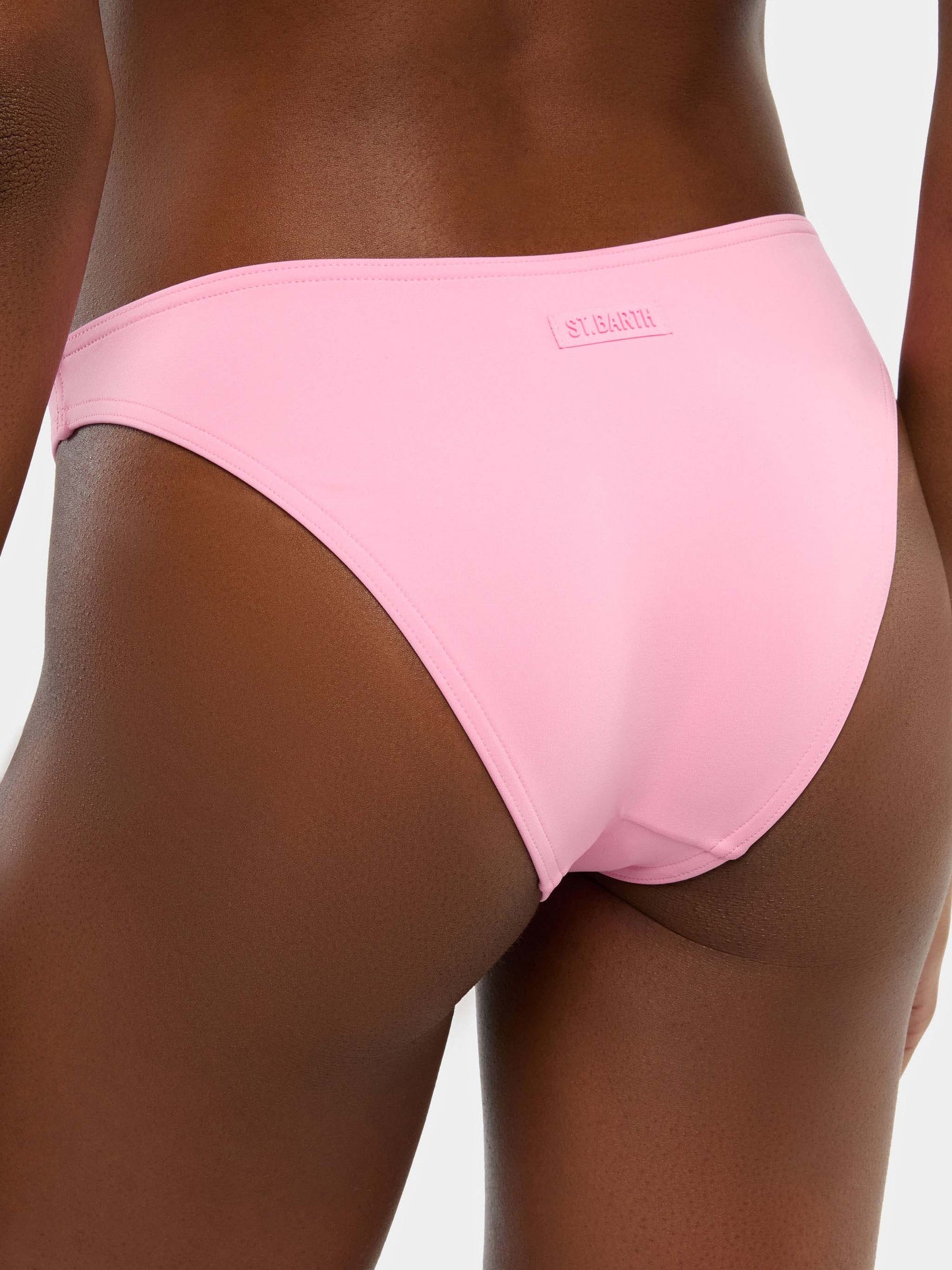Klassische Badehose „Lido“ in Rosa – Strand-Bralette „Judy“ in Rosa