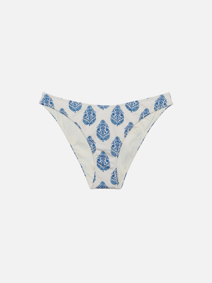 Klassische Badehose „Lido“ mit Paisley-Print – Dreieckiges Bralette-Top „Gaia“ mit Paisley-Print