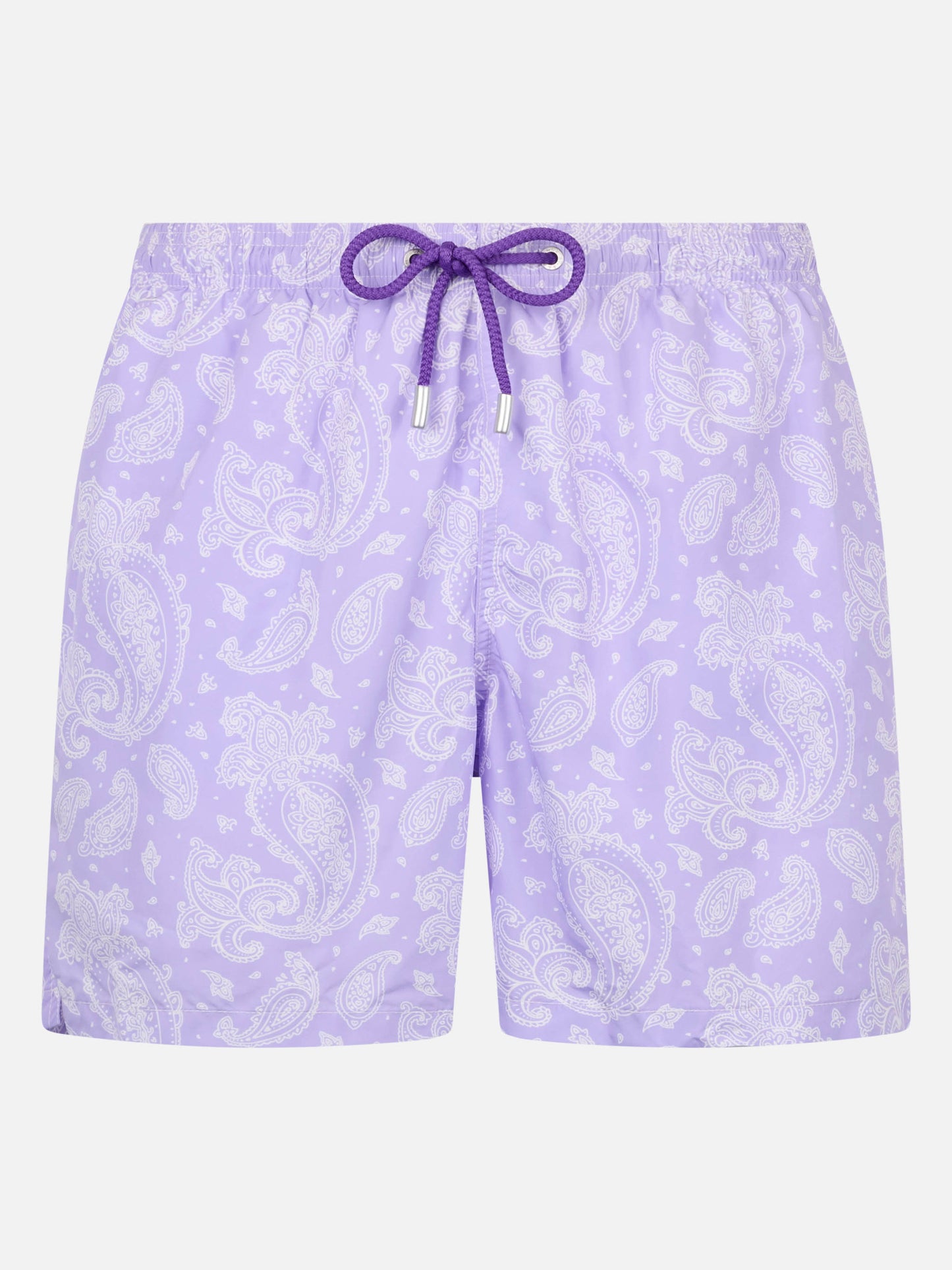 Man lightweight fabric swim-shorts Lighting with paisley print - MC2 Saint Barth