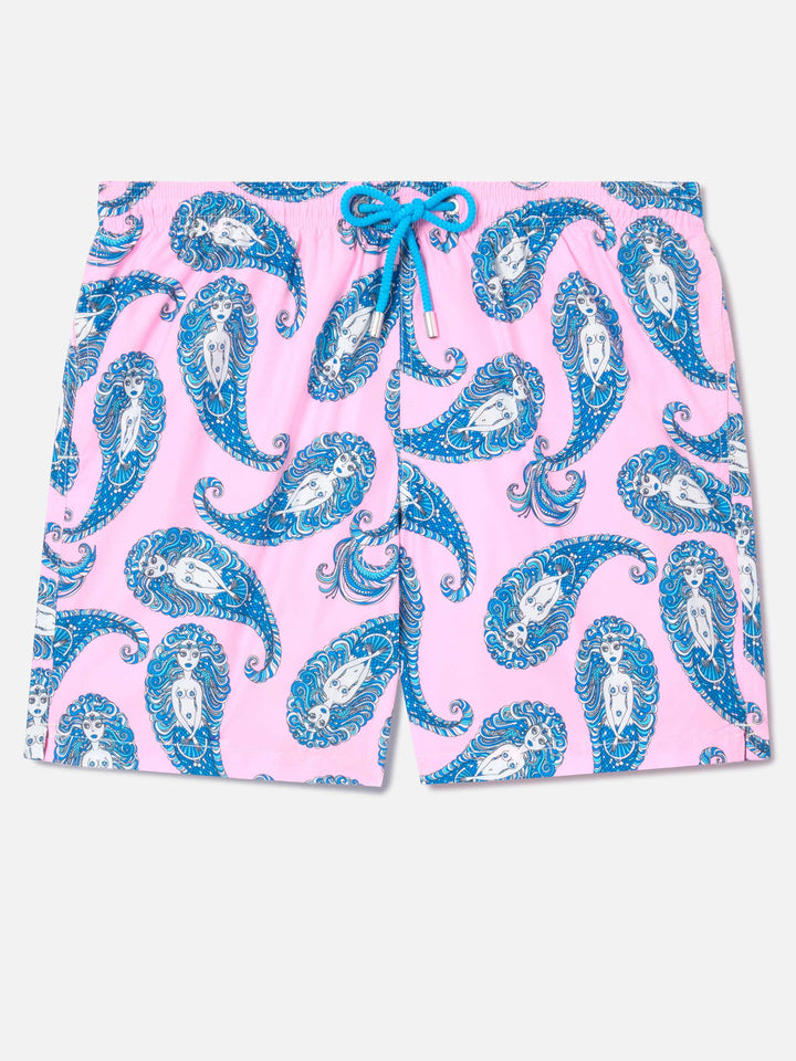 Badeshorts Lighting mit Paisley-Print 