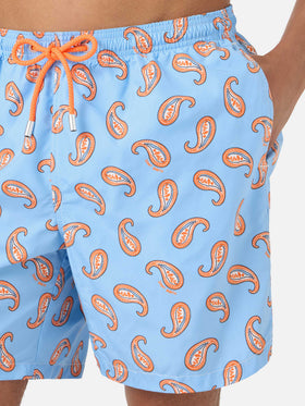 Short de bain Lighting à imprimé paisley 