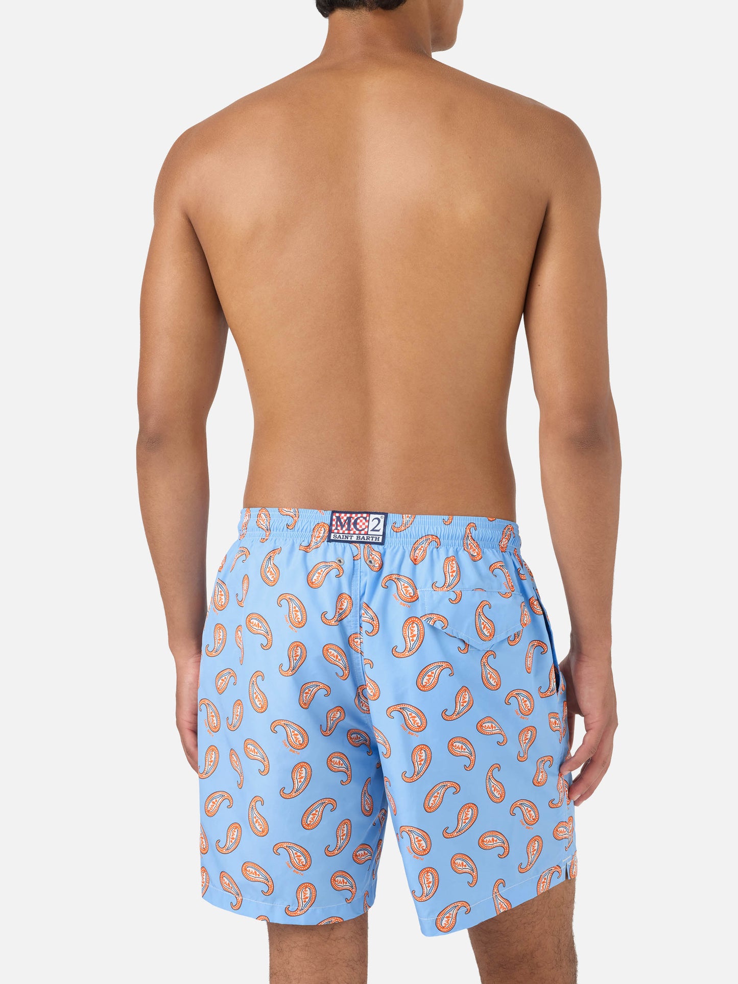 Short de bain Lighting à imprimé paisley 