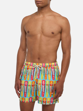 Costume da bagno da uomo con stampa Calippo | Algida® Edizione Speciale