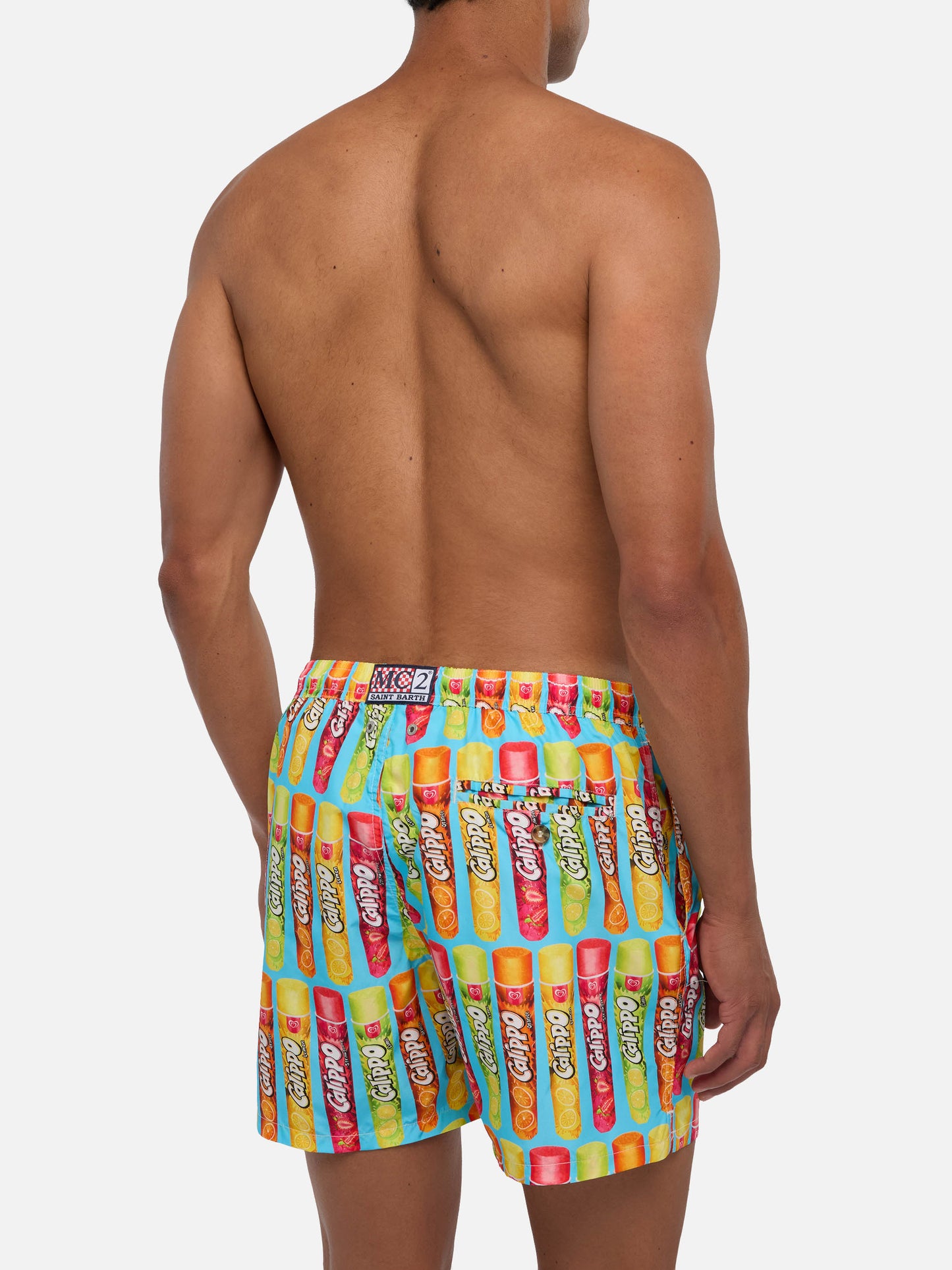 Costume da bagno da uomo con stampa Calippo | Algida® Edizione Speciale