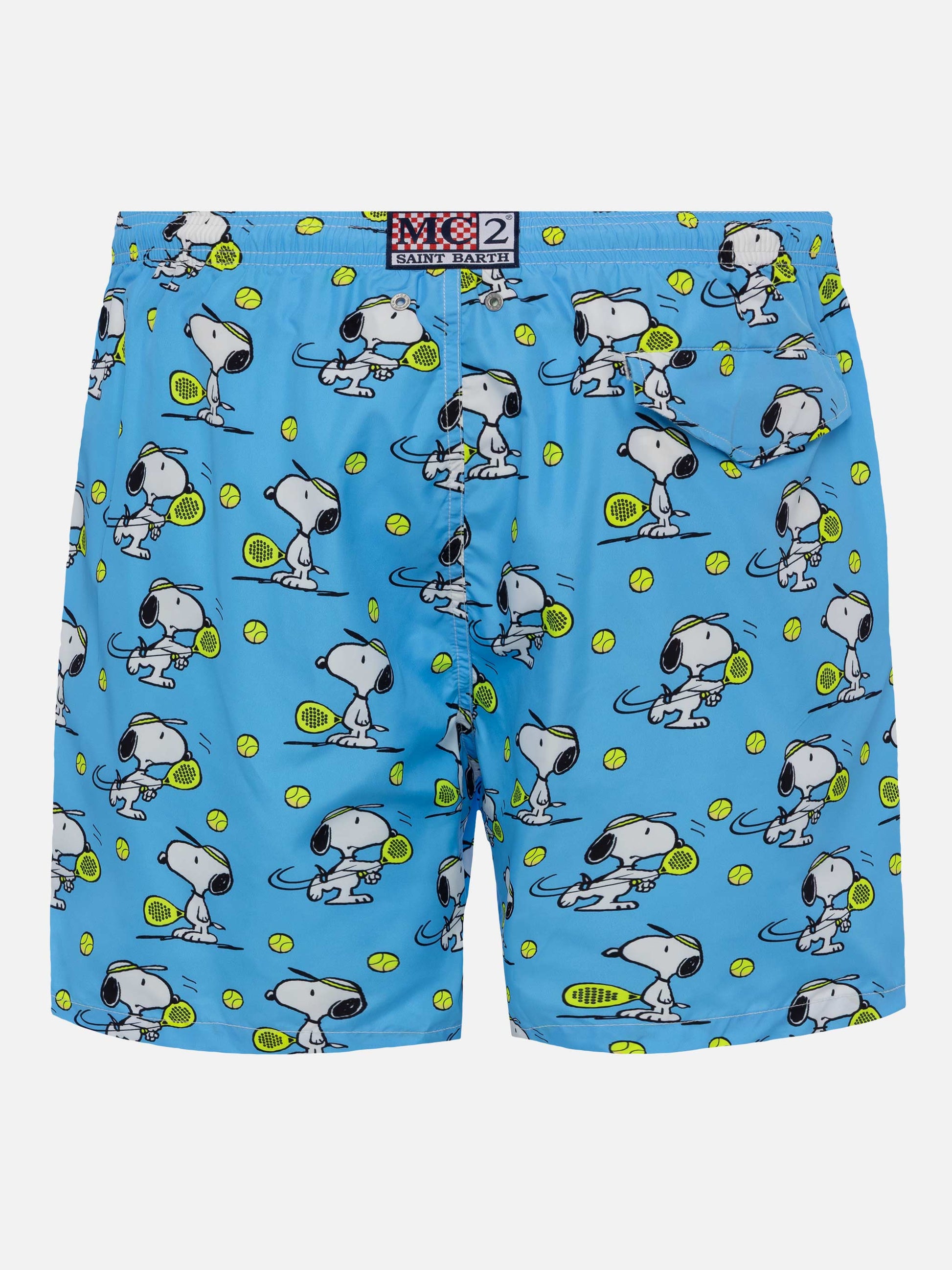 Lightweight fabric swim-shorts Lighting with Snoopy print|SNOOPY PEANUTS® SPECIAL EDITION - MC2 Saint Barth
