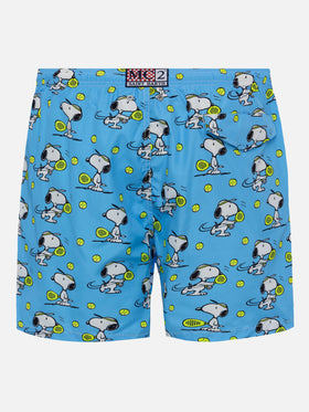 Lightweight fabric swim-shorts Lighting with Snoopy print|SNOOPY PEANUTS® SPECIAL EDITION - MC2 Saint Barth