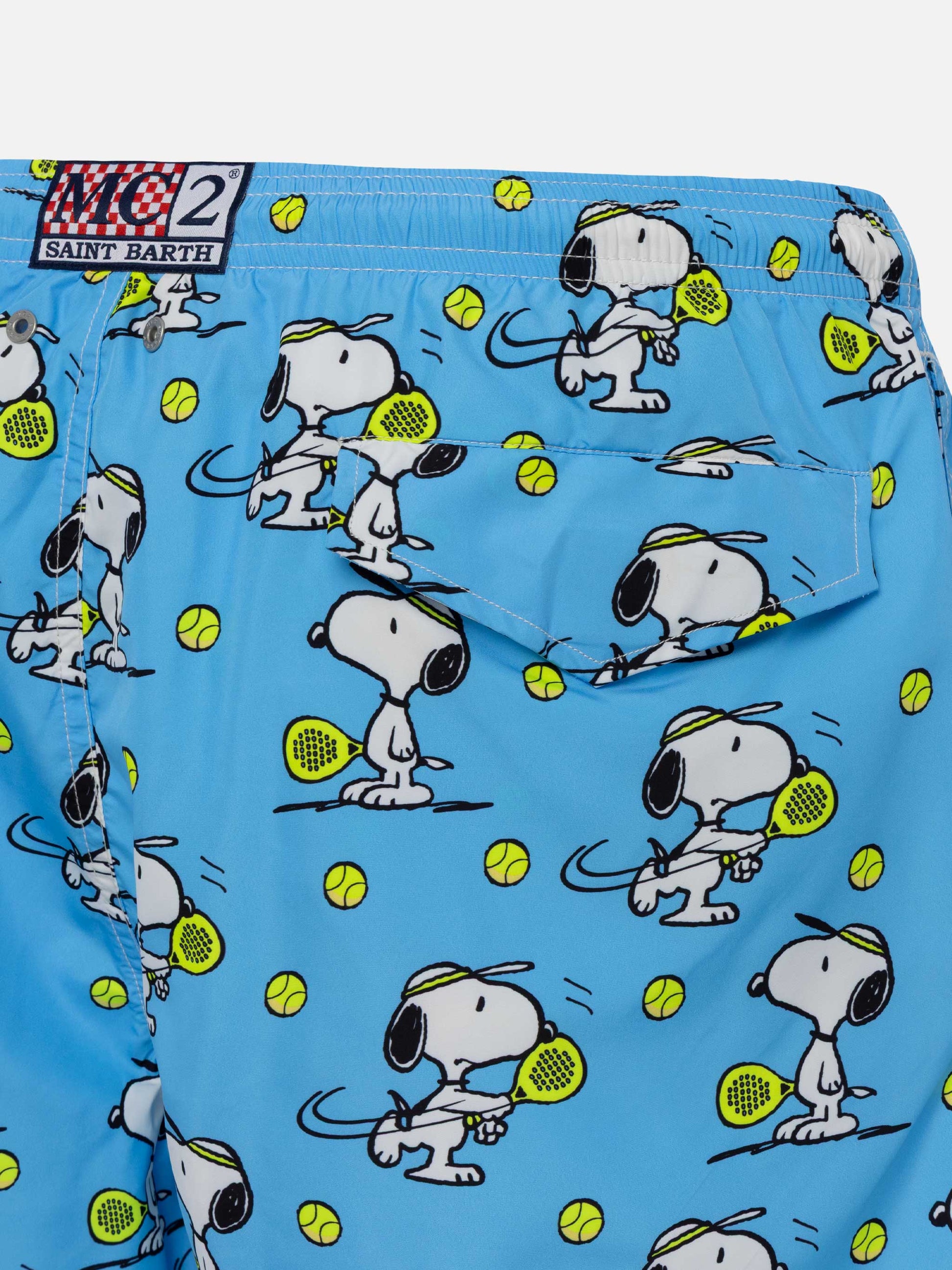 Lightweight fabric swim-shorts Lighting with Snoopy print|SNOOPY PEANUTS® SPECIAL EDITION - MC2 Saint Barth
