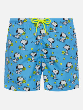 Lightweight fabric swim-shorts Lighting with Snoopy print|SNOOPY PEANUTS® SPECIAL EDITION - MC2 Saint Barth