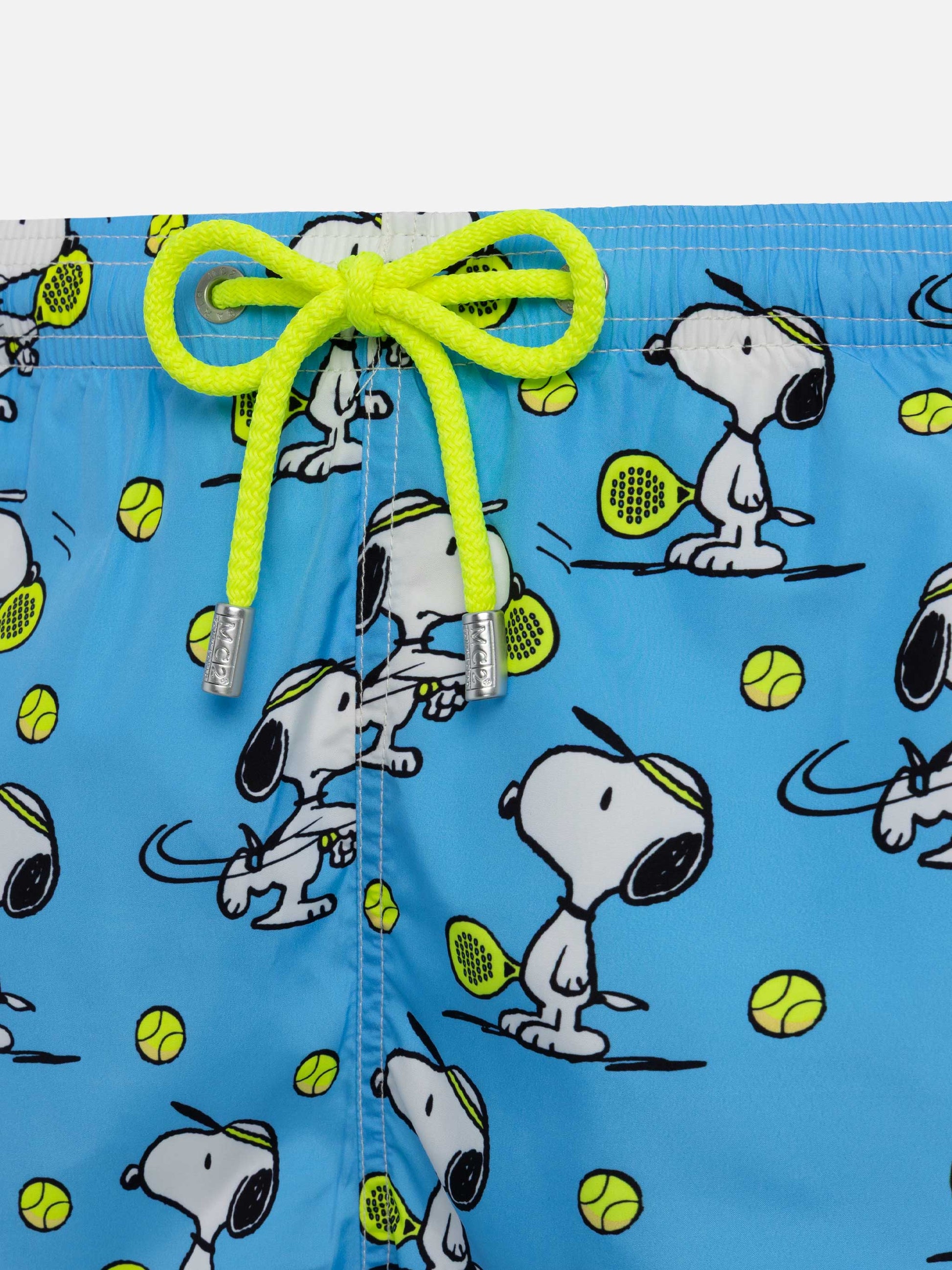 Lightweight fabric swim-shorts Lighting with Snoopy print|SNOOPY PEANUTS® SPECIAL EDITION - MC2 Saint Barth