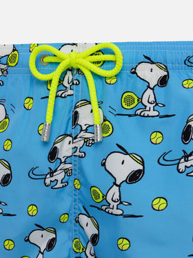 Lightweight fabric swim-shorts Lighting with Snoopy print|SNOOPY PEANUTS® SPECIAL EDITION - MC2 Saint Barth