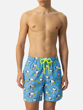 Lightweight fabric swim-shorts Lighting with Snoopy print|SNOOPY PEANUTS® SPECIAL EDITION - MC2 Saint Barth
