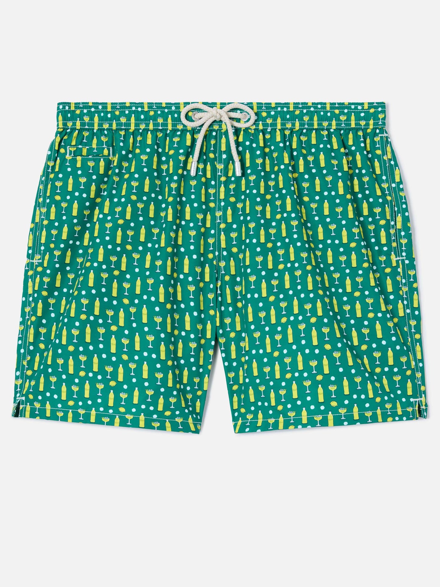 Green Lighting Micro swim shorts with cedrata and cocktail print | Special Edition