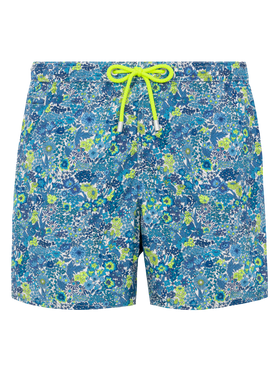 Lightweight fabric swim shorts Lighting with Margaret Annie print | MADE WITH LIBERTY FABRIC - MC2 Saint Barth