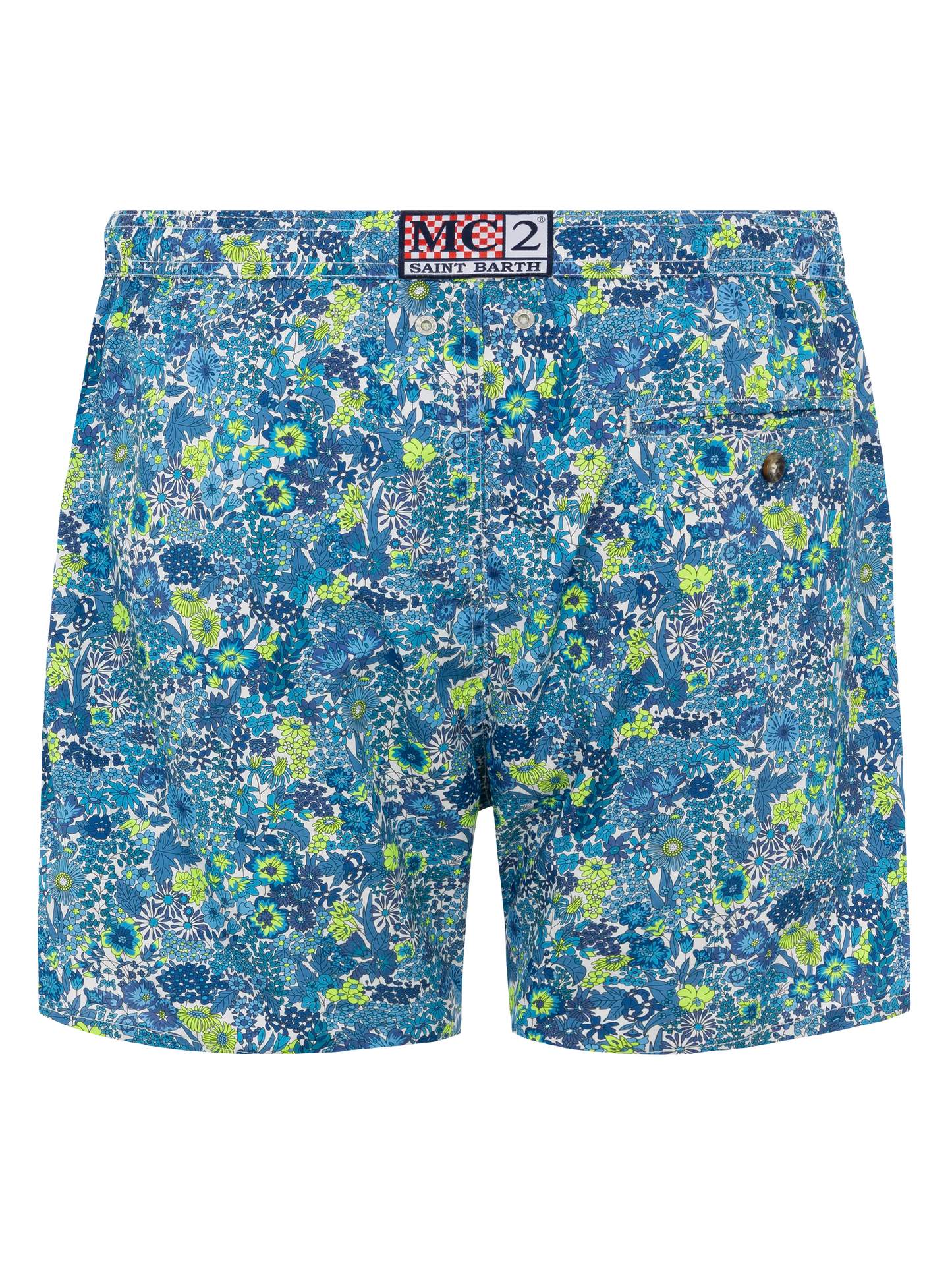 Lightweight fabric swim shorts Lighting with Margaret Annie print | MADE WITH LIBERTY FABRIC - MC2 Saint Barth