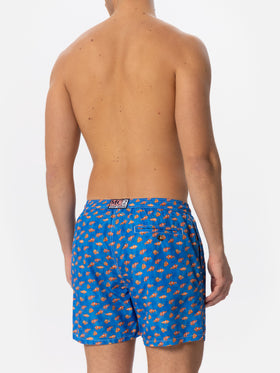 Man light fabric swim shorts with clownfish print - MC2 Saint Barth