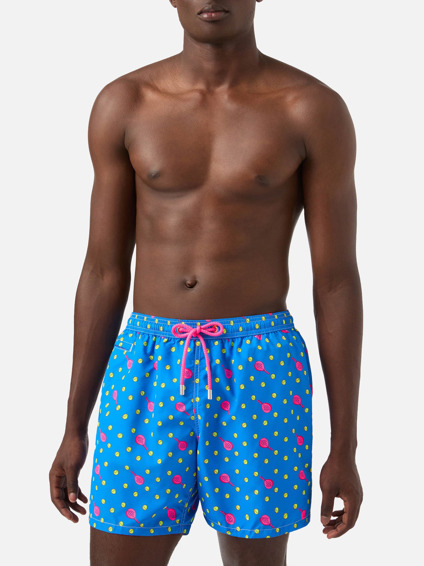 Herren-Badeshorts aus leichtem Stoff Lighting Micro Fantasy mit Padel-Aufdruck