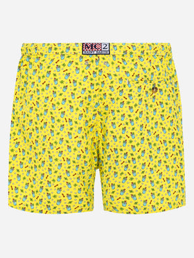 Lightweight fabric swim shorts Lighting with mojito print - MC2 Saint Barth