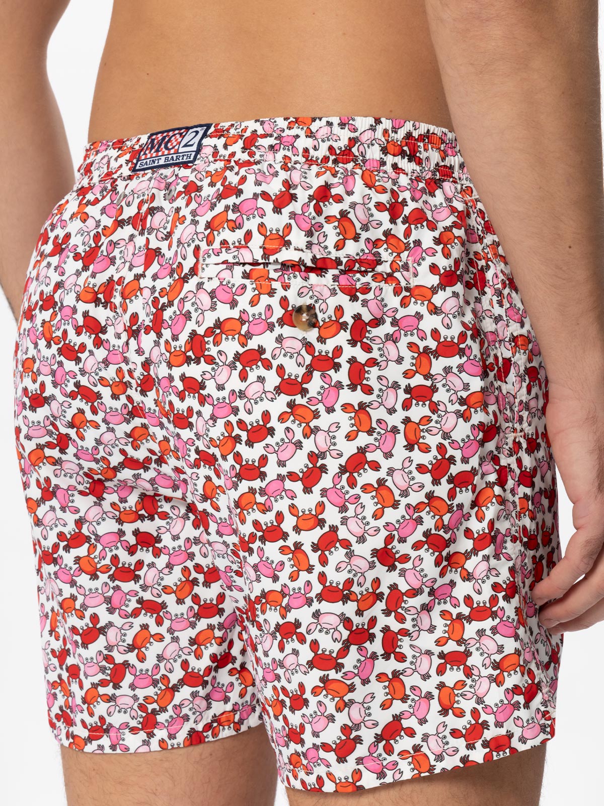 Man swim shorts with crabs print - MC2 Saint Barth