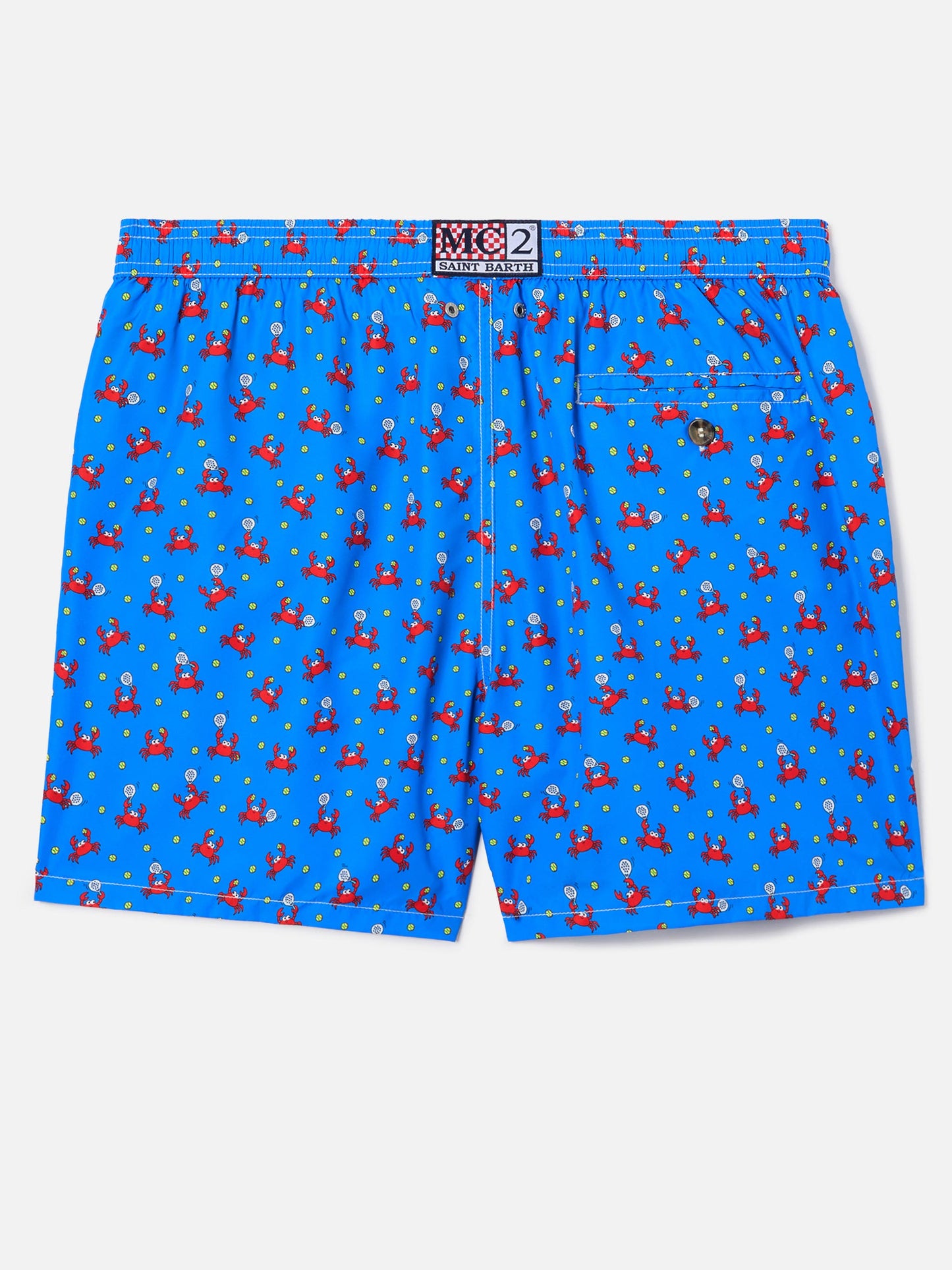 Bañador corto Micro Lighting Bluette con estampado de cangrejo padel 