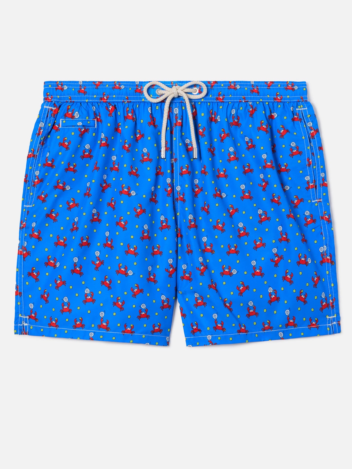 Bañador corto Micro Lighting Bluette con estampado de cangrejo padel 