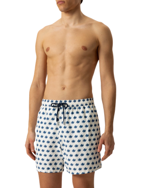 Lightweight fabric swim shorts Lighting with octopus print - MC2 Saint Barth