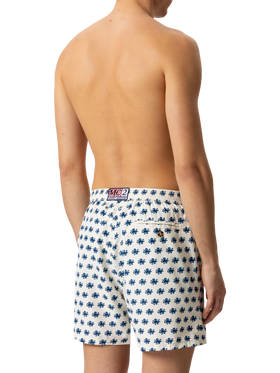 Lightweight fabric swim shorts Lighting with octopus print - MC2 Saint Barth