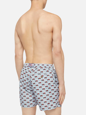 Lightweight fabric swim shorts Lighting with Ducati print | DUCATI MOTOR SPECIAL EDITION - MC2 Saint Barth