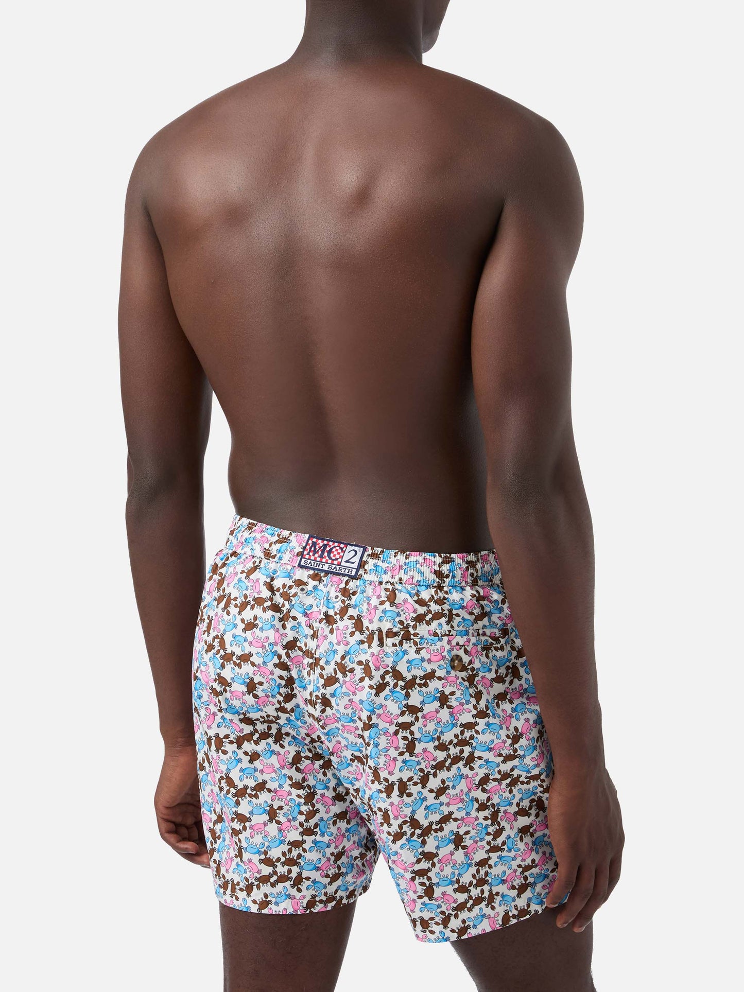 Herren-Badeshorts aus leichtem Stoff Lighting Micro Fantasy mit Krabben-Print