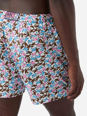 Herren-Badeshorts aus leichtem Stoff Lighting Micro Fantasy mit Krabben-Print