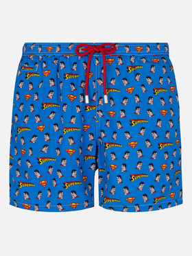 Lightweight fabric swim shorts Lighting with Superman print | MARVEL SPECIAL EDITION - MC2 Saint Barth