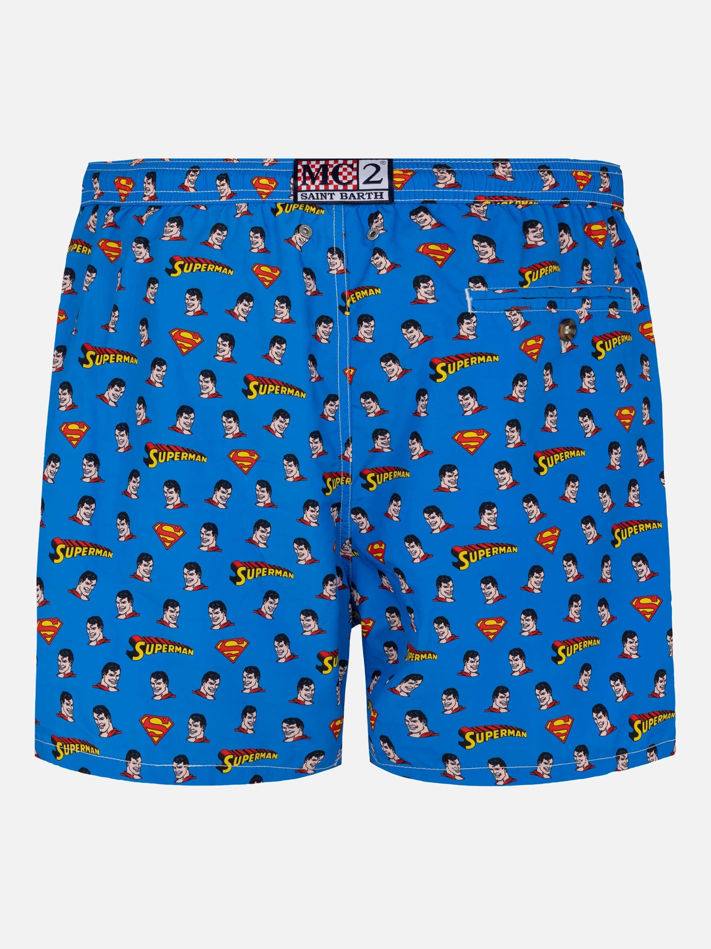 Lightweight fabric swim shorts Lighting with Superman print | MARVEL SPECIAL EDITION - MC2 Saint Barth