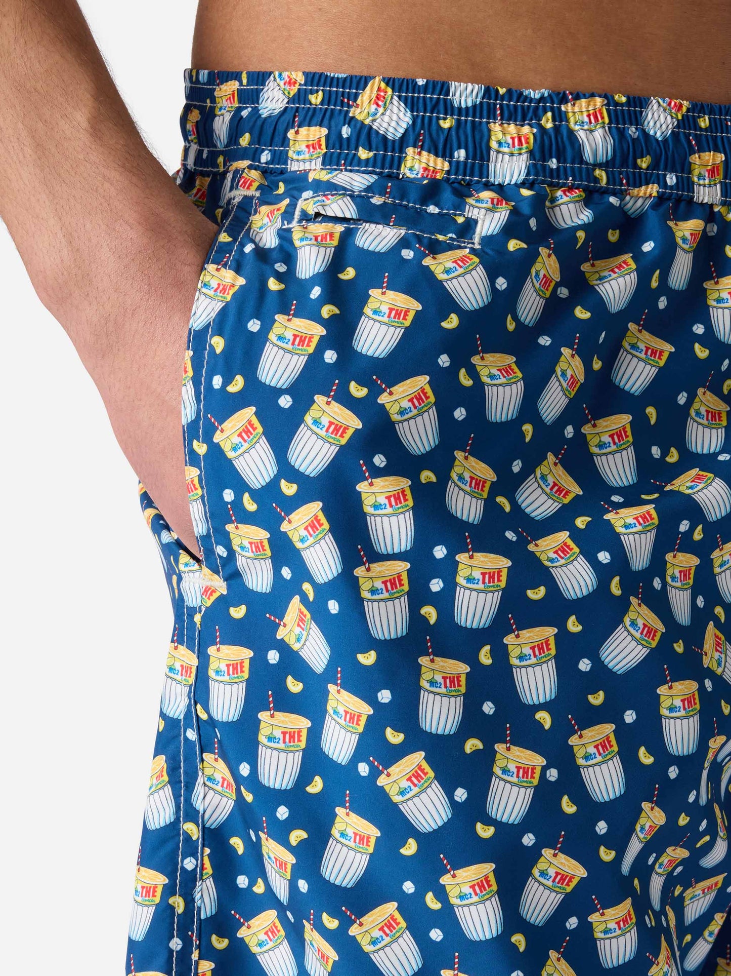 Costume mare in tessuto leggero con stampa Estathè | ESTATHE' FERRERO SPECIAL EDITION