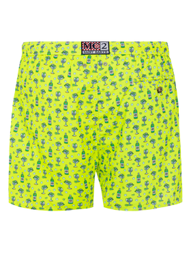 Lightweight fabric swim shorts Lighting with cocktail print - MC2 Saint Barth