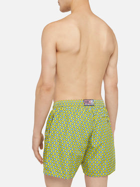Lightweight fabric swim shorts Lighting with Inter print | INTER FC SPECIAL EDITION - MC2 Saint Barth