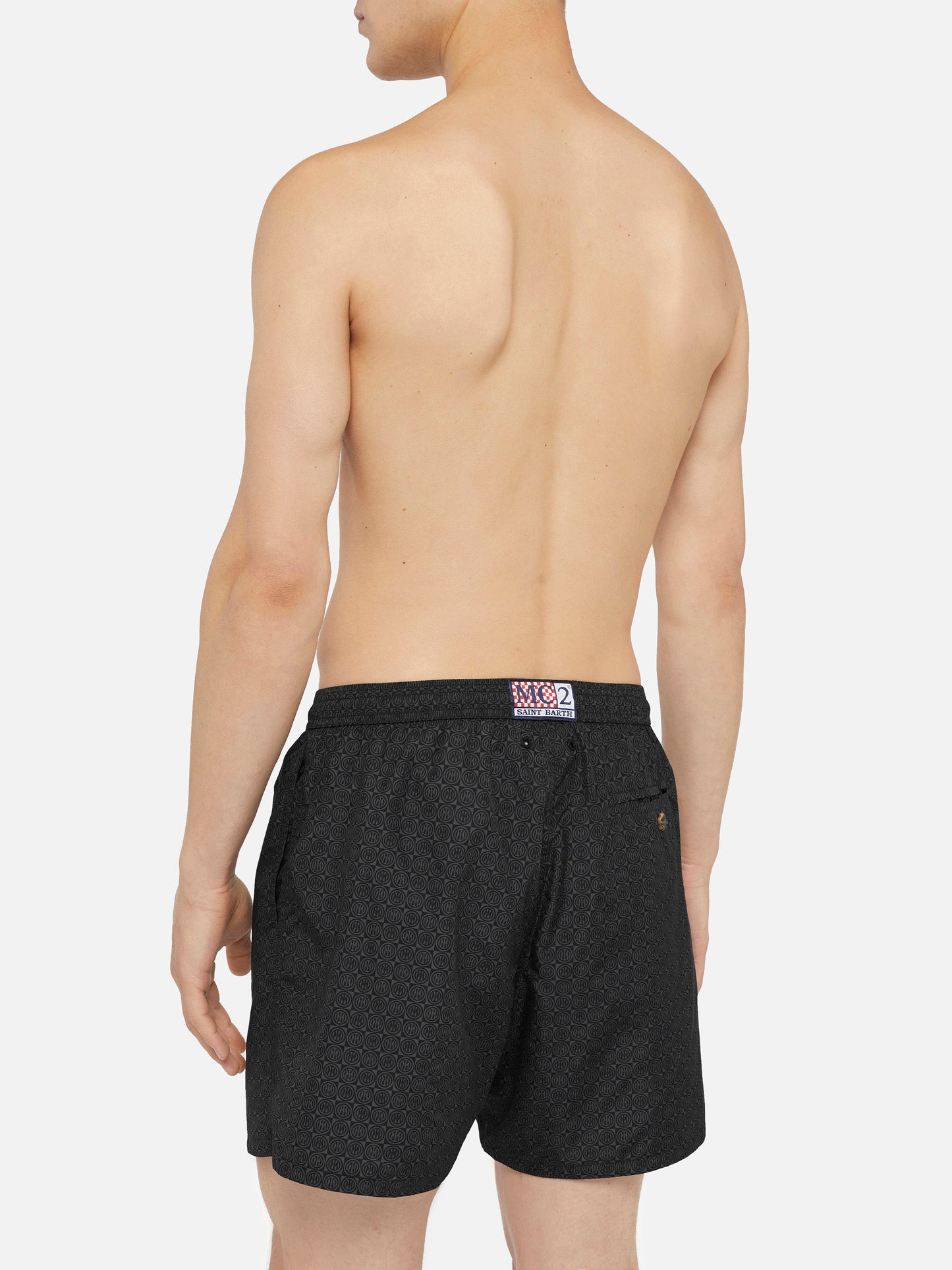 Lightweight fabric swim shorts Lighting with Inter print | INTER FC SPECIAL EDITION