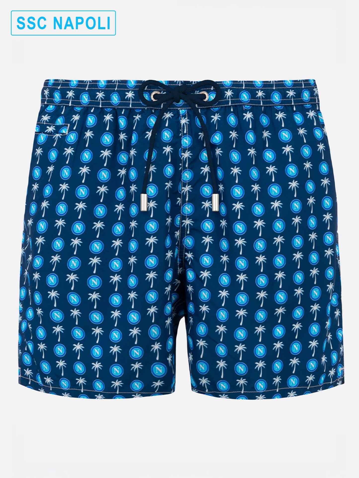 Costume da bagno da uomo in tessuto leggero con stampa logo Napoli | SSC NAPOLI EDIZIONE SPECIALE