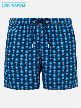 Costume da bagno da uomo in tessuto leggero con stampa logo Napoli | SSC NAPOLI EDIZIONE SPECIALE