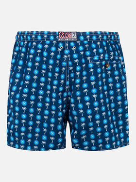 Costume da bagno da uomo in tessuto leggero con stampa logo Napoli | SSC NAPOLI EDIZIONE SPECIALE